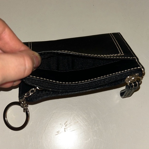 Coach Black key chain wallet - Picture 6 of 12
